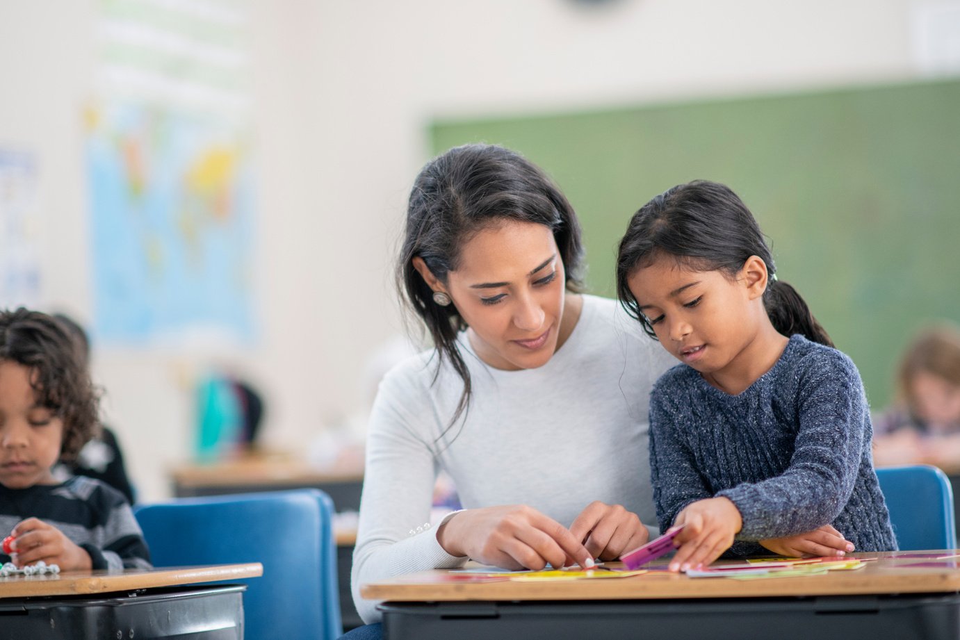 Teacher With Student